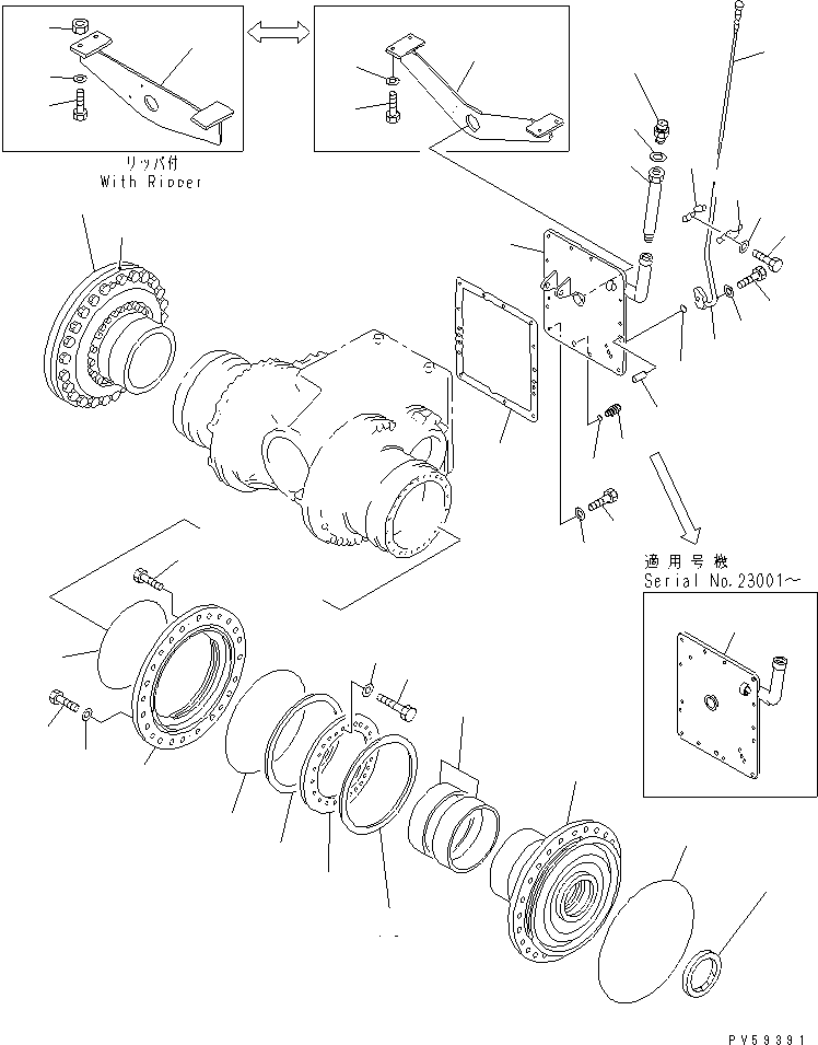 Уплотнительное кольцо (комплект) \0\07000-15480 KOMATSU
