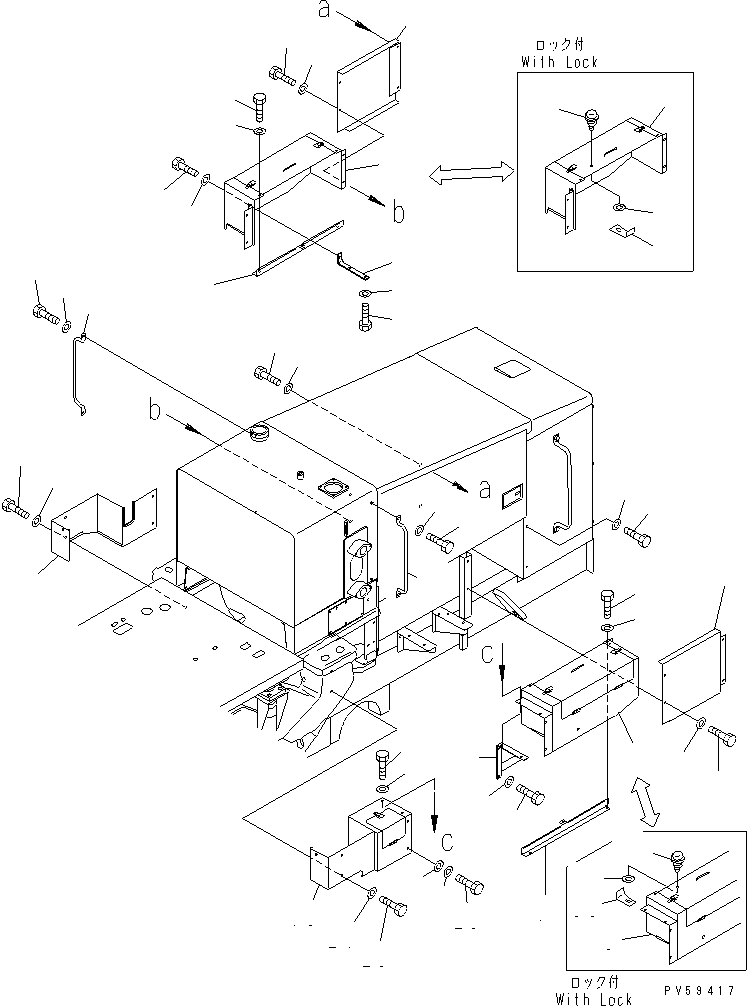 Петля (сварная) 23F-54-15560 KOMATSU