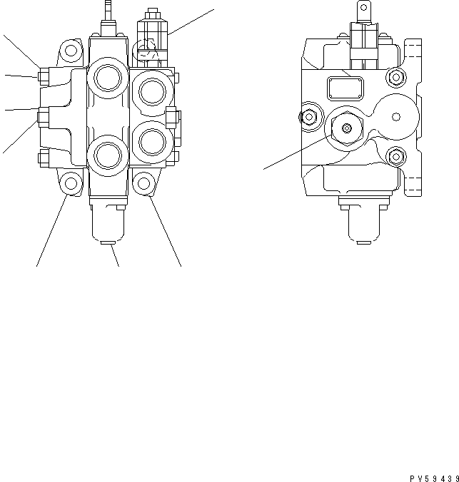 Клапан в сборе, предохранительный KB21113-40058 KOMATSU