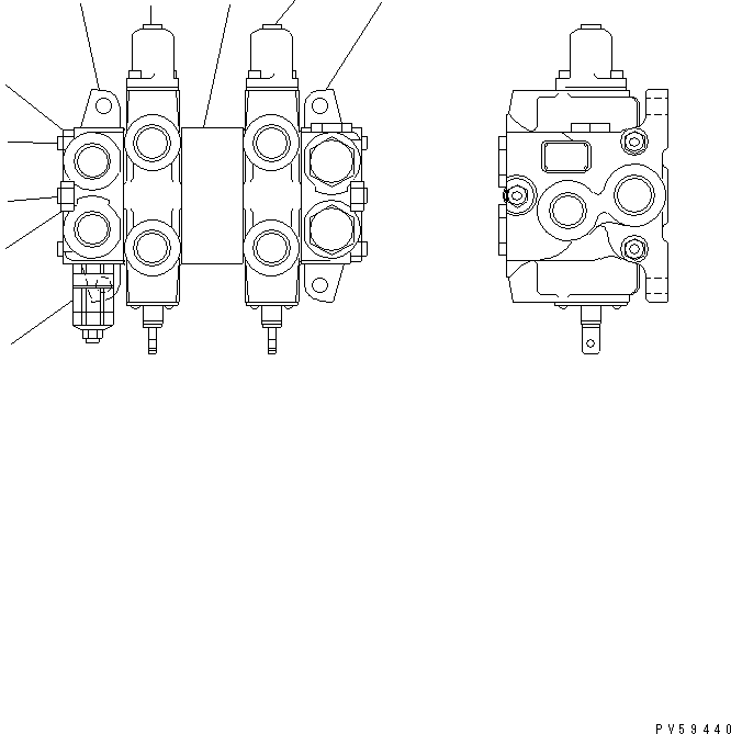 Шпилька KB21031-40402 KOMATSU
