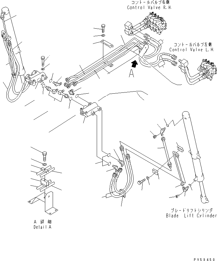 Угольник (07235-50422) KOMATSU