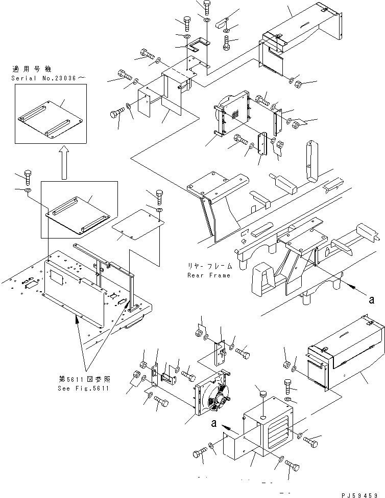 BATTERY BOX,R.H. 234-809-9490 KOMATSU