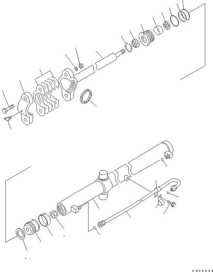 SERVICE KIT,BLADE LIFT CYLINDER 707-98-25320 KOMATSU