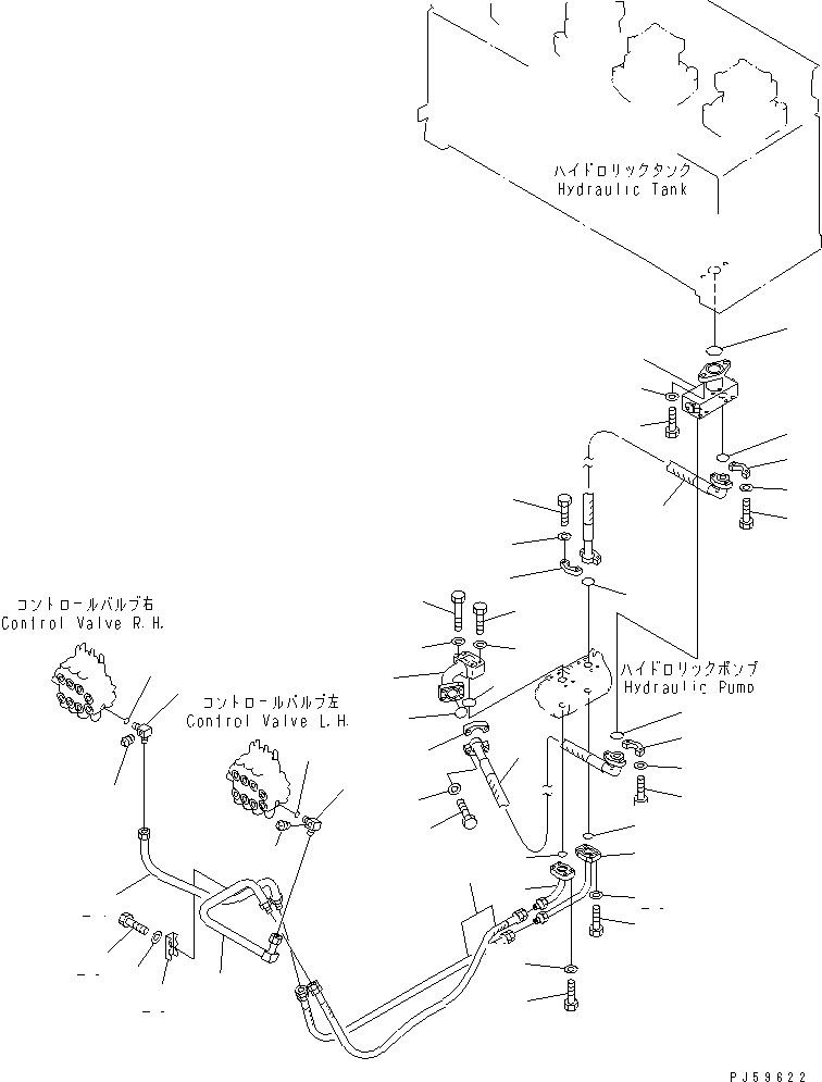 Трубка 262-60-24341 KOMATSU