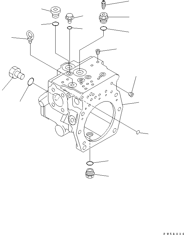 CASE ASS'Y,REAR 708-2L-06210 KOMATSU