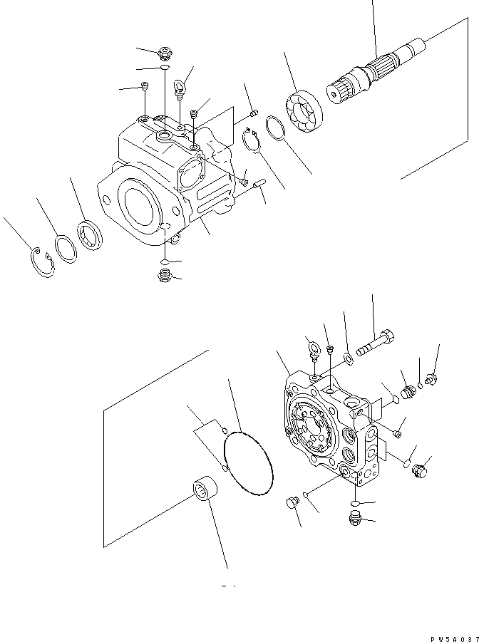 Корпус в сборе (708-1H-04111) KOMATSU