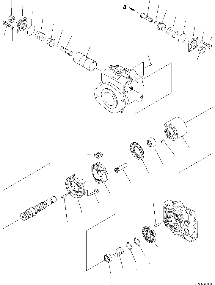Гайка (\7\01583-02414) KOMATSU