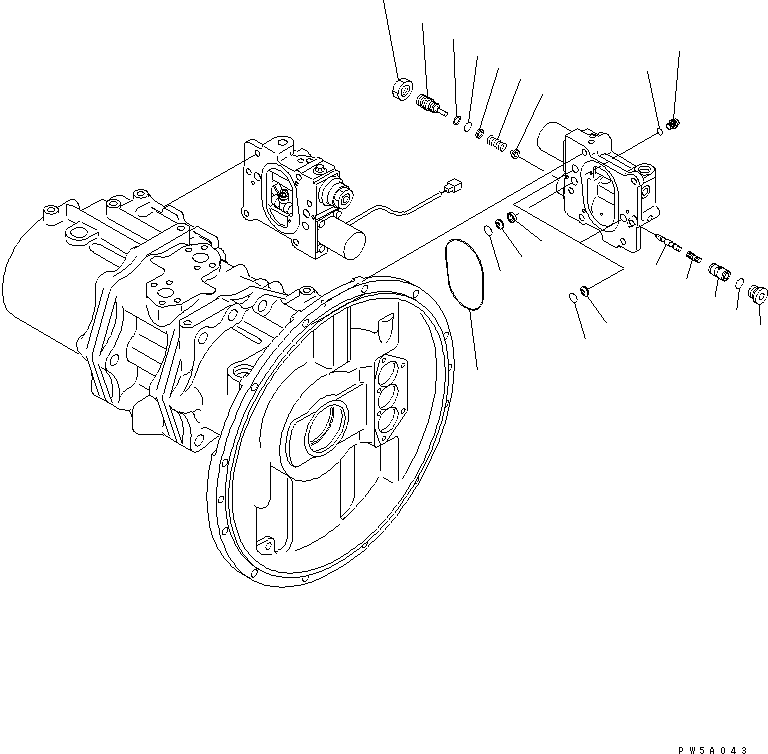 SERVO VALVE ASS'Y (708-2H-03120) KOMATSU