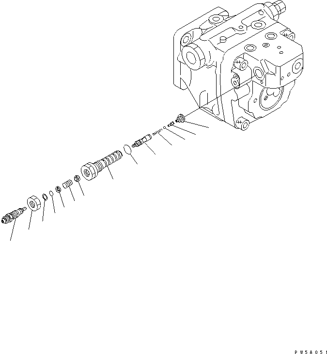 VALVE ASS'Y,LS (\7\708-3S-03710) KOMATSU