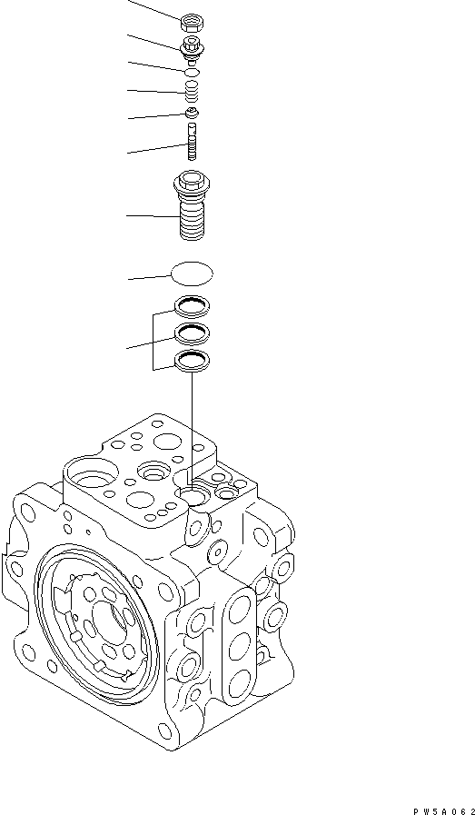 VALVE ASS'Y,CO 720-2M-03520 KOMATSU