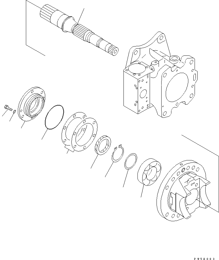 Уплотнительное кольцо круглого сечения (\7\07000-02080) KOMATSU