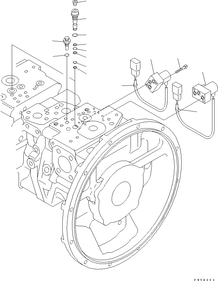 Пробка 708-2L-35921 KOMATSU