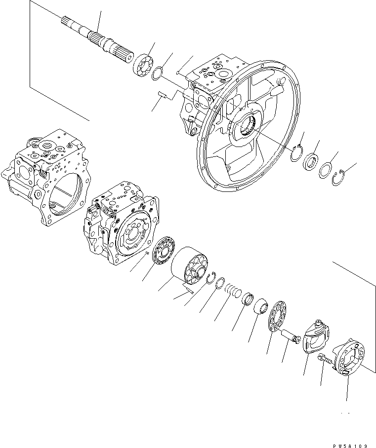 CYLINDER BLOCK ASSEMBLY 708-2G-04143 KOMATSU