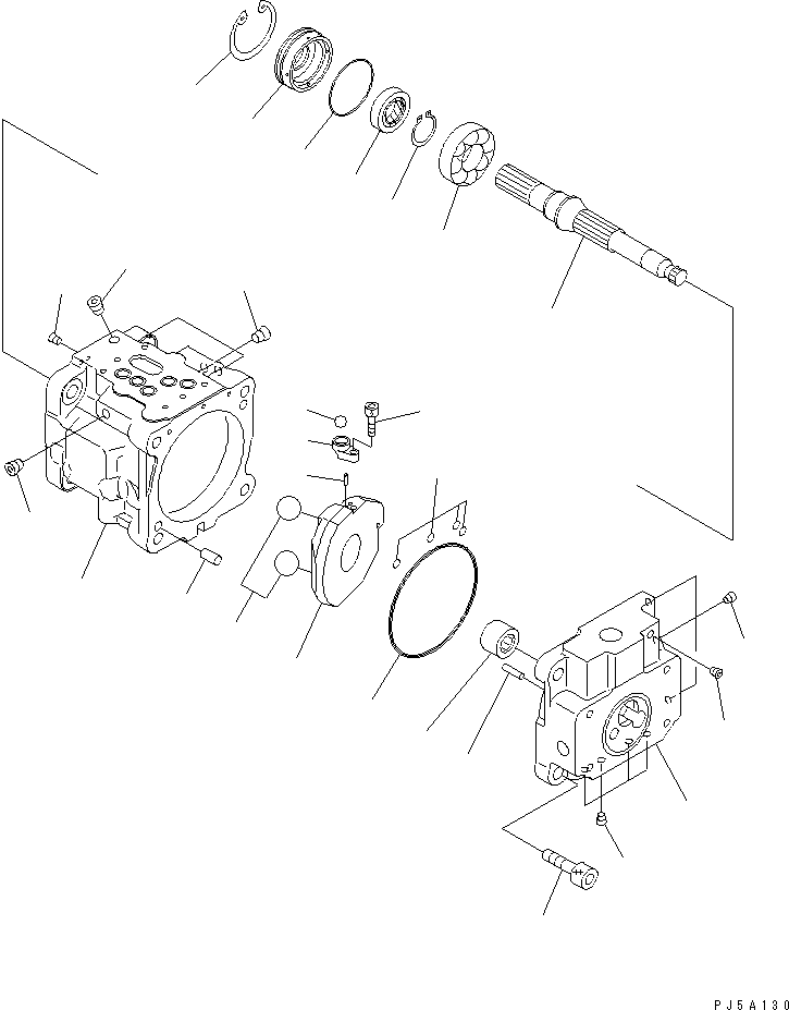 насос в сборе 708-1S-00222 KOMATSU