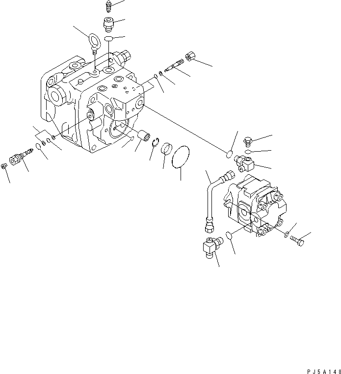 Пробка 708-3S-15910 KOMATSU