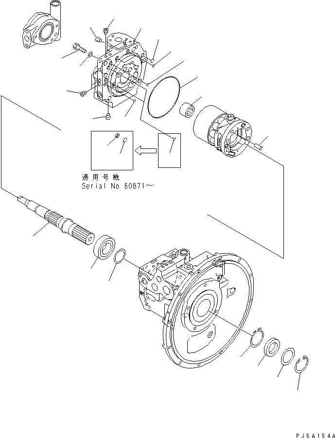 Насос в сборе (708-1L-01450) KOMATSU
