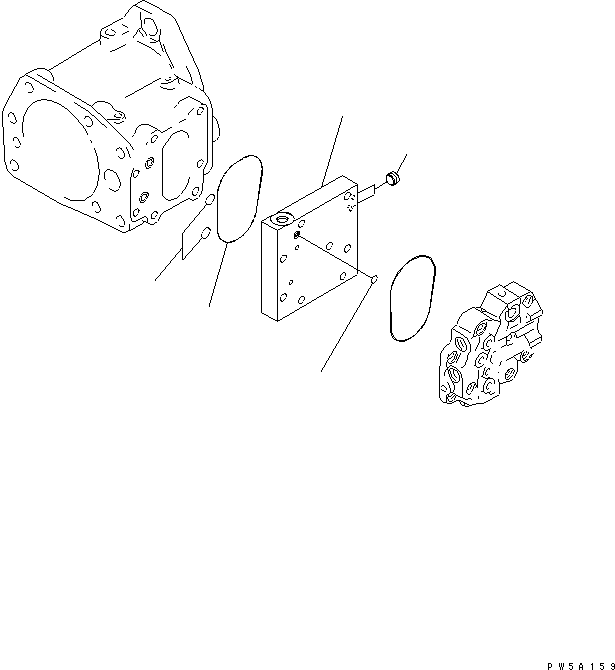 Пластина в сборе 708-1L-03821 KOMATSU