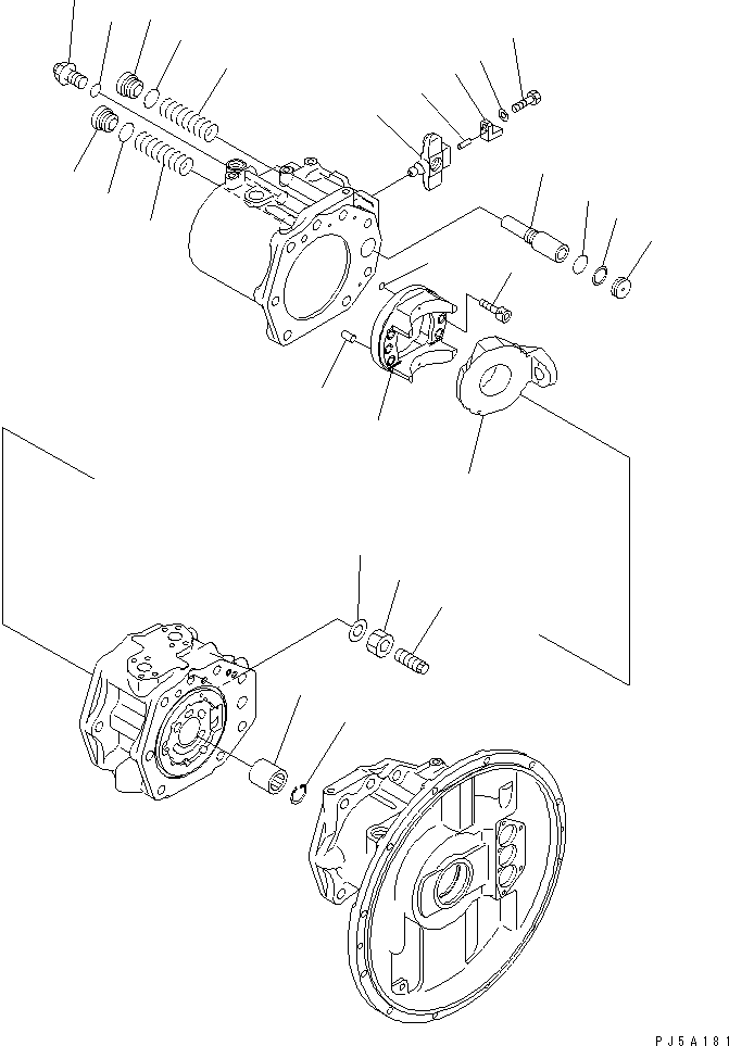 CRADLE ASS'Y (\7\708-2H-04580) KOMATSU