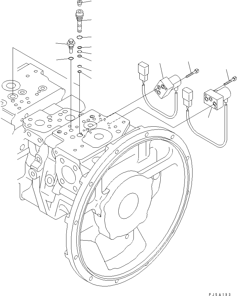 PLUG SUB ASS'Y 708-2L-06820 KOMATSU