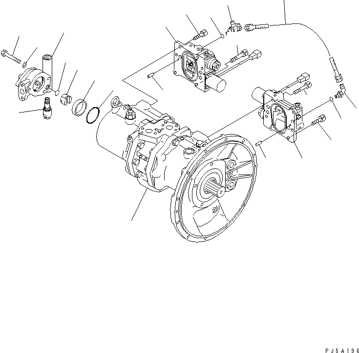 Насос в сборе 708-2L-00172 KOMATSU