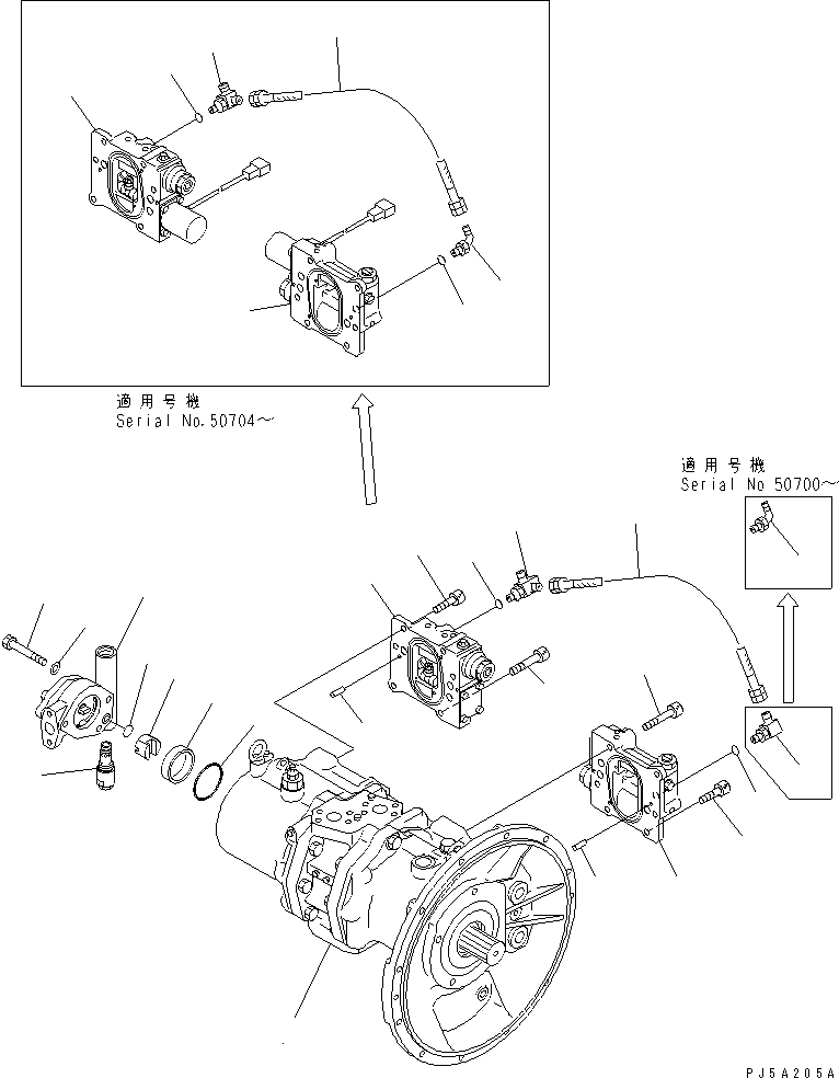 Насос в сборе 708-2L-00182 KOMATSU