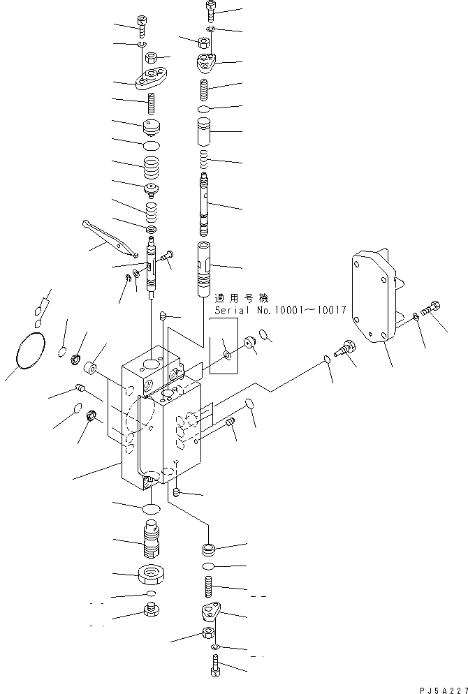 SERVO VALVE ASS'Y,FRONT 708-25-09190 KOMATSU