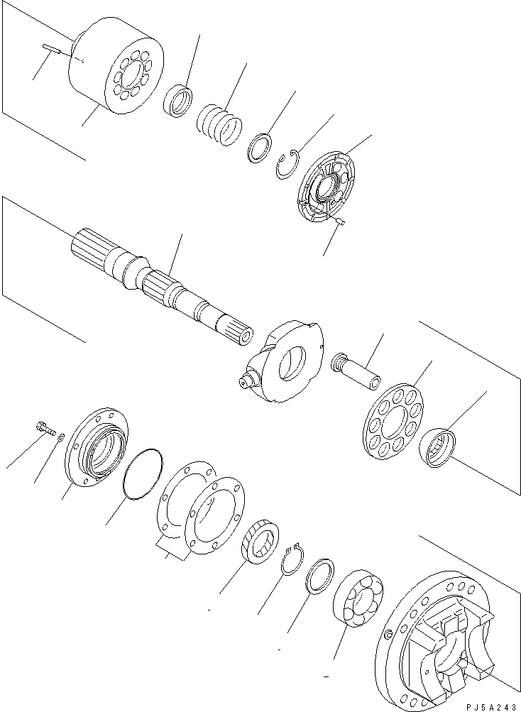 Насос в сборе (708-2L-01960) KOMATSU