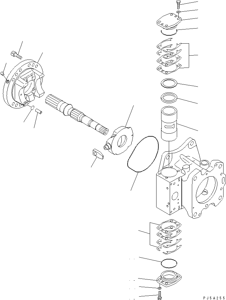 Упорное кольцо (\7\708-45-14390) KOMATSU