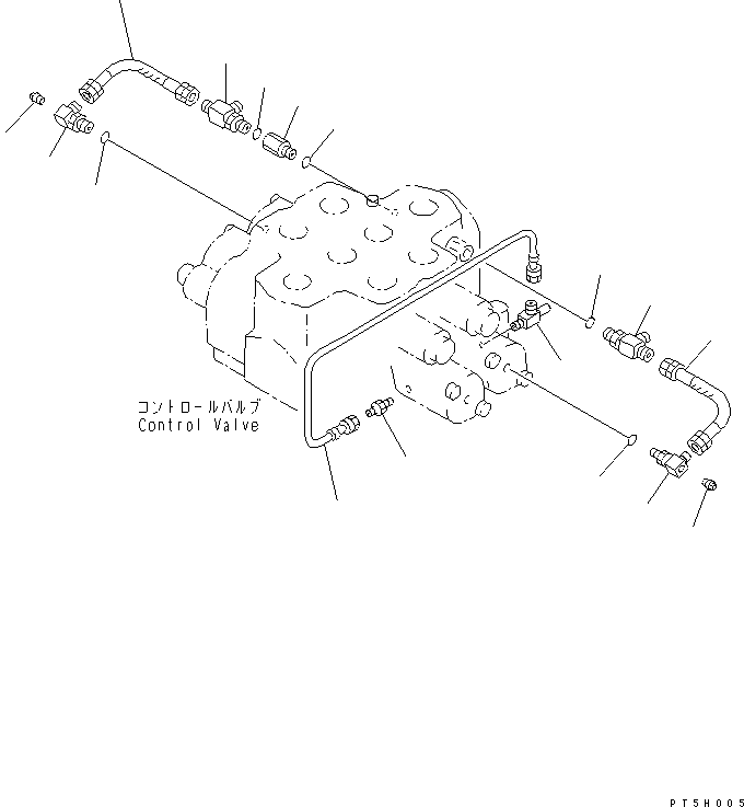 Управляющий клапан (709-12-13101) KOMATSU