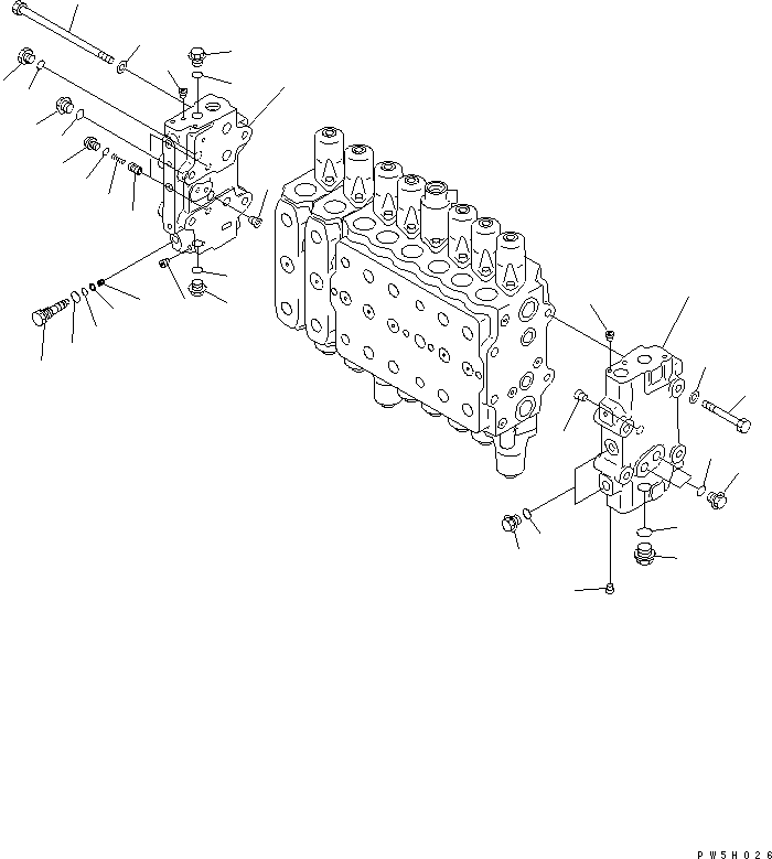 Клапан в сборе (723-48-14302) KOMATSU