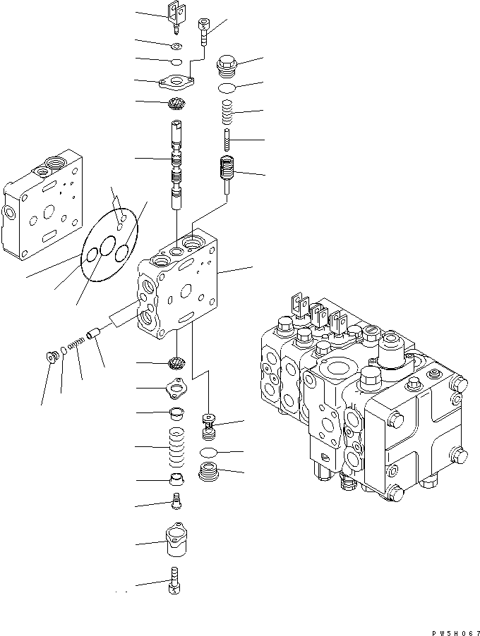Клапан в сборе 723-21-03500 KOMATSU