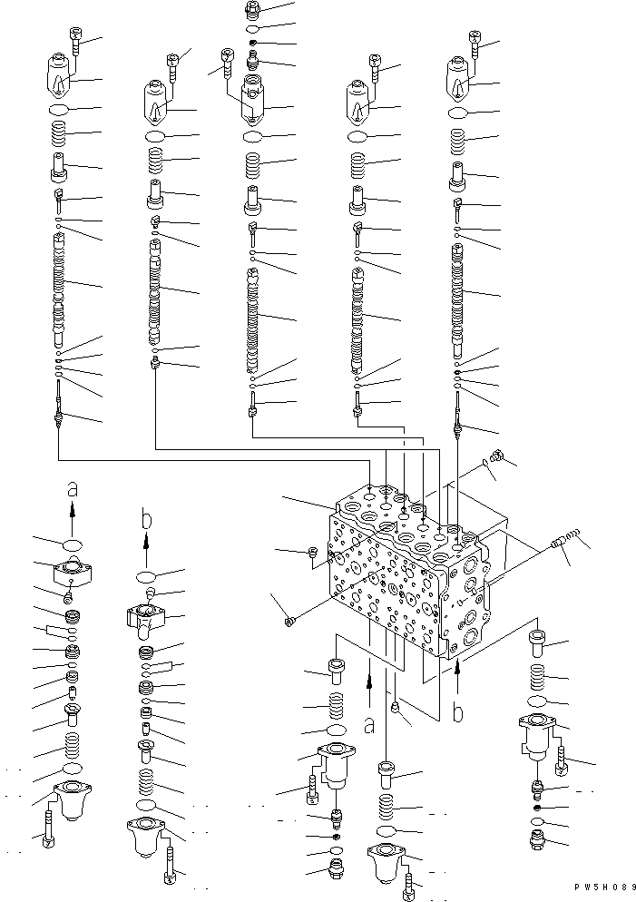 Клапан в сборе 723-48-14501 KOMATSU