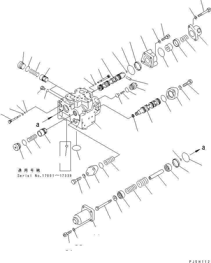 Болт 01253-61000 KOMATSU