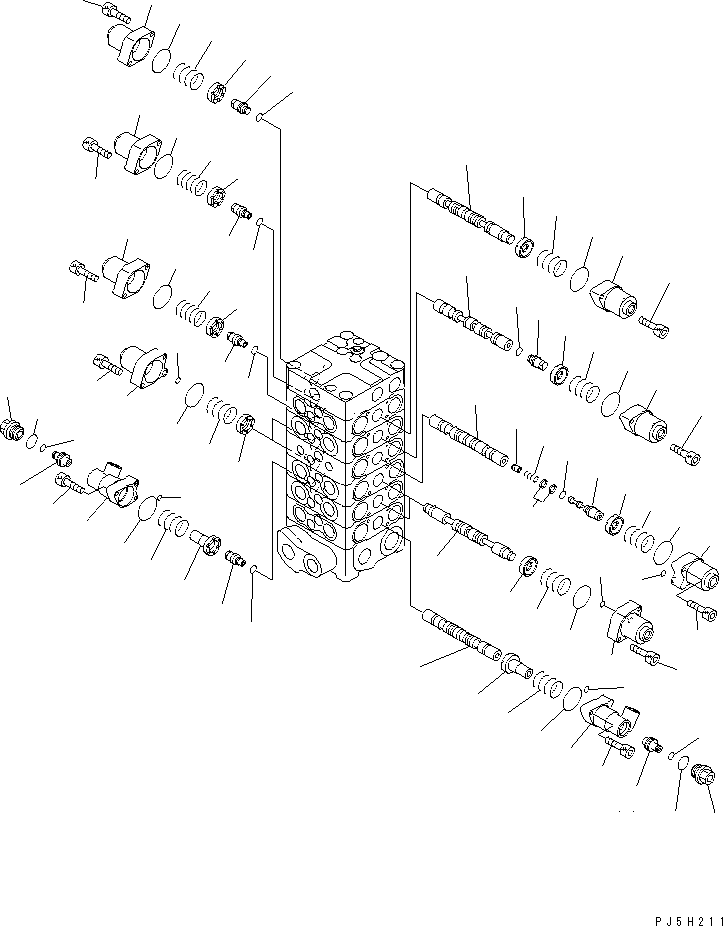 Управляющий клапан (723-56-15100) KOMATSU