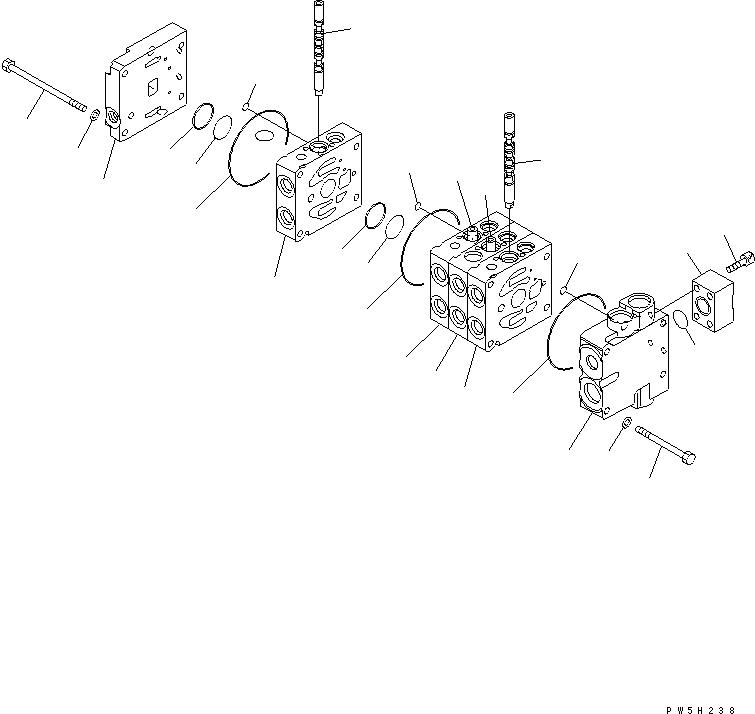Управляющий клапан 723-14-11701 KOMATSU