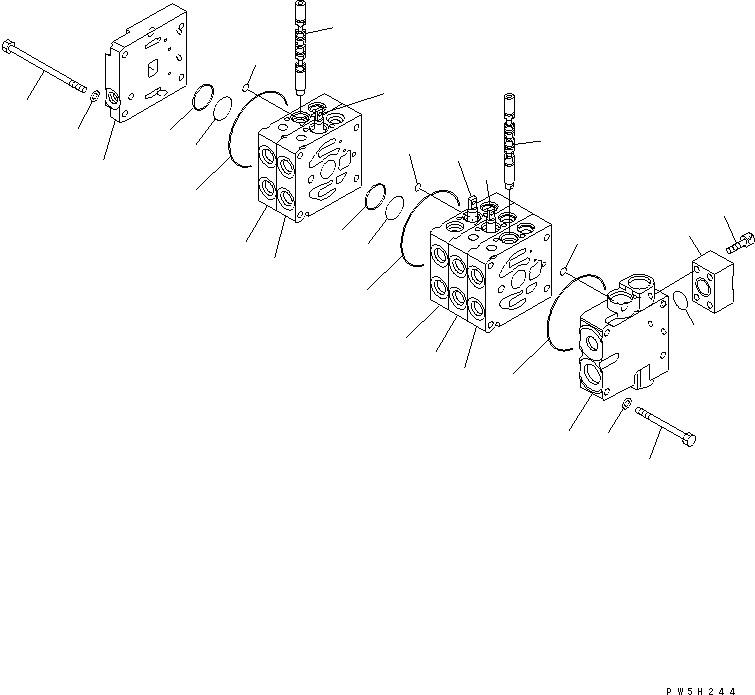 Управляющий клапан 723-15-11801 KOMATSU