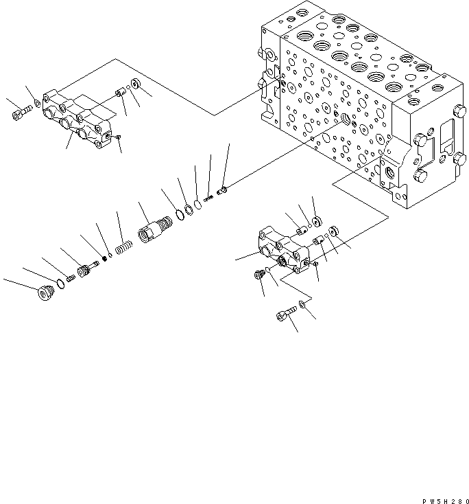 Клапан в сборе 723-40-66600 KOMATSU