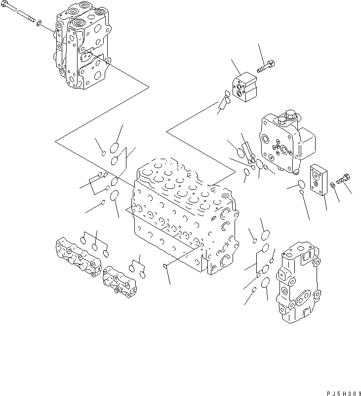 Управляющий клапан (723-47-17203) KOMATSU