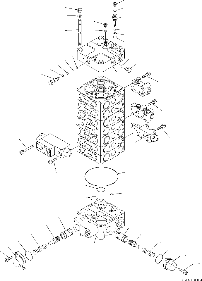 Управляющий клапан (723-57-13303) KOMATSU