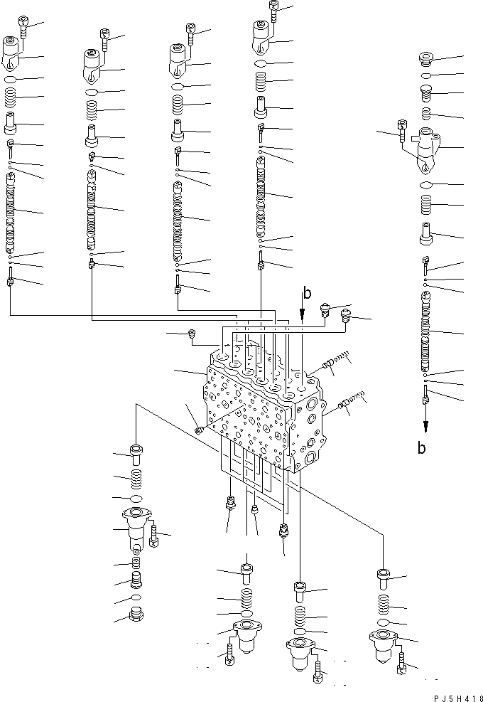 Клапан в сборе 723-46-10501 KOMATSU