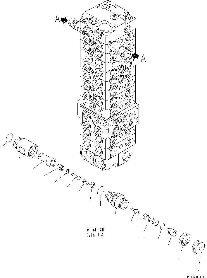 Клапан в сборе (723-11-01450) KOMATSU