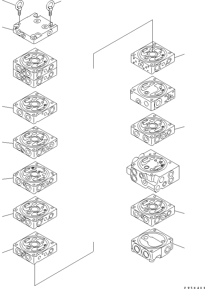 управляющий клапан 723-1A-12202 KOMATSU