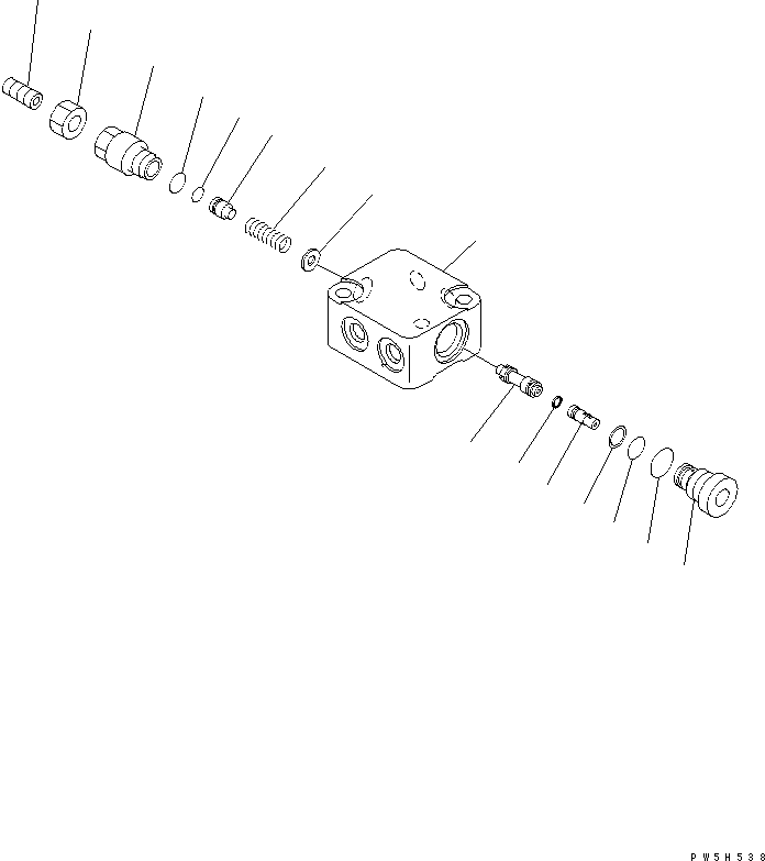 клапан в сборе 702-82-04004 KOMATSU