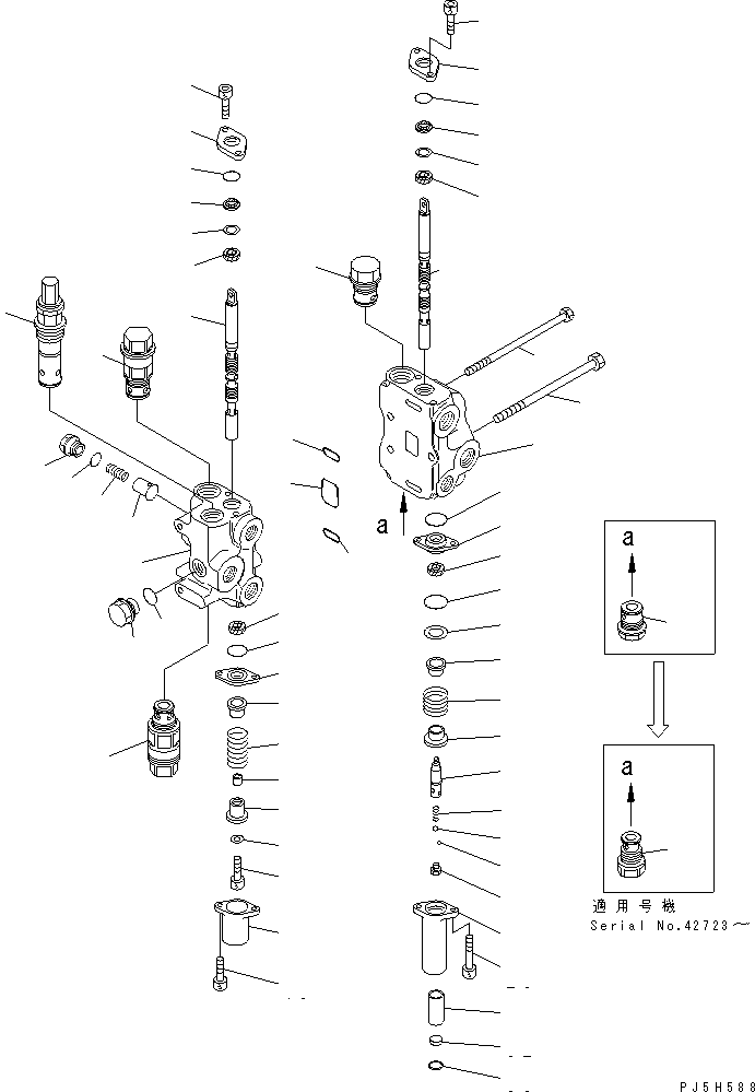 управляющий клапан 700-82-24001 KOMATSU