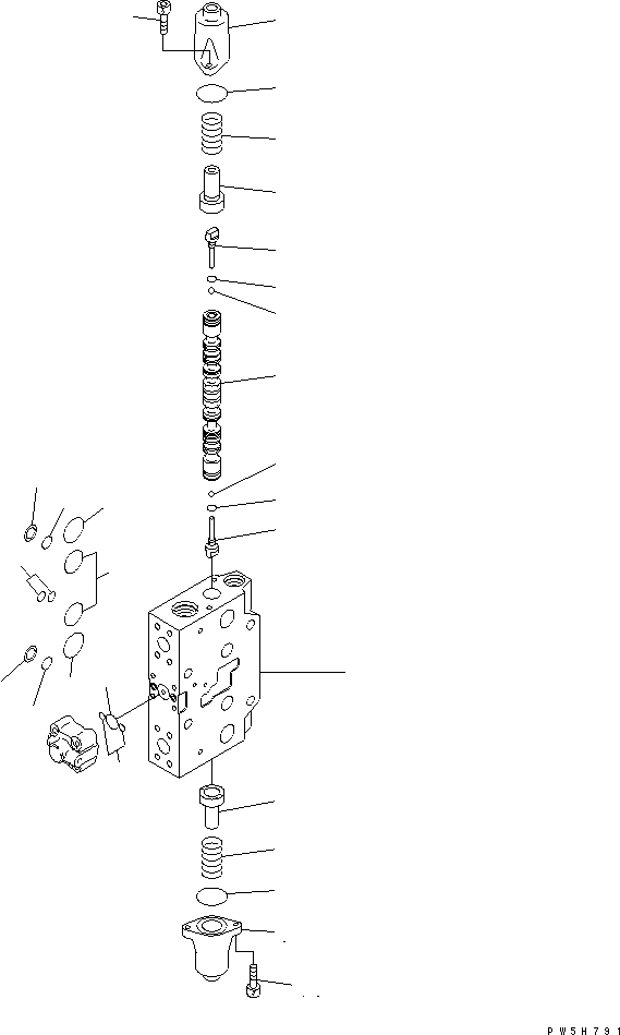 Клапан в сборе 723-41-07200 KOMATSU