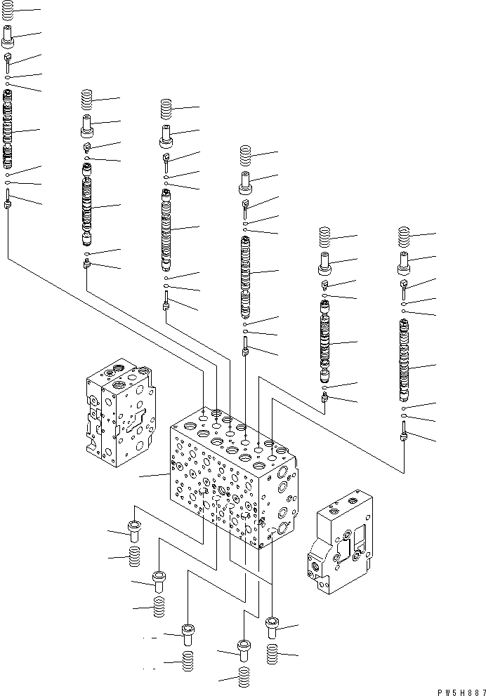 Управляющий клапан 723-47-26101 KOMATSU