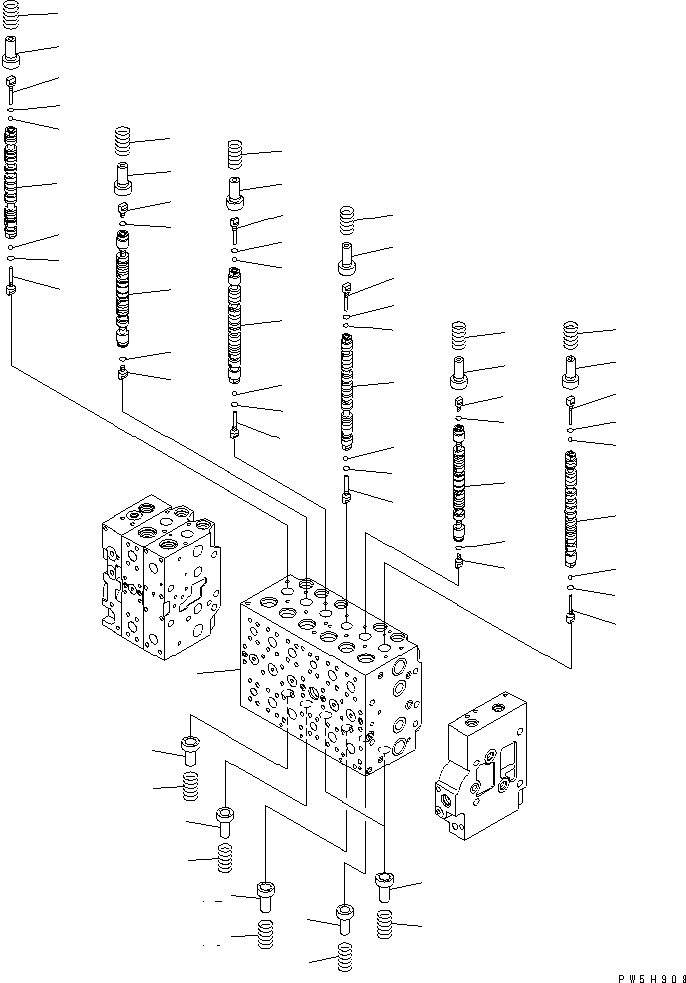 Управляющий клапан 723-48-26101 KOMATSU