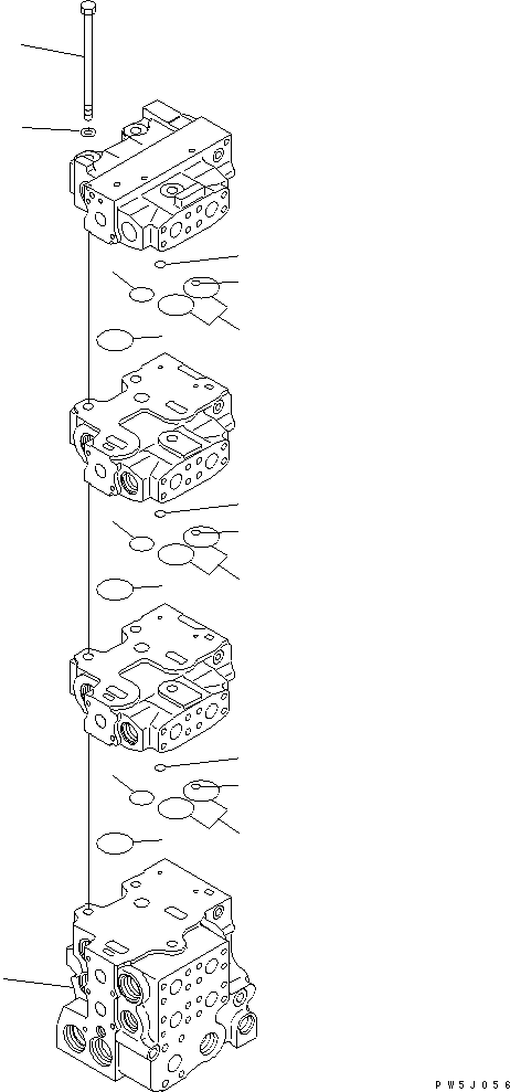 Управляющий клапан 723-65-21300 KOMATSU