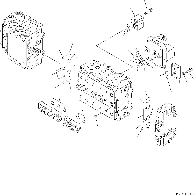 Управляющий клапан (723-49-17100) KOMATSU