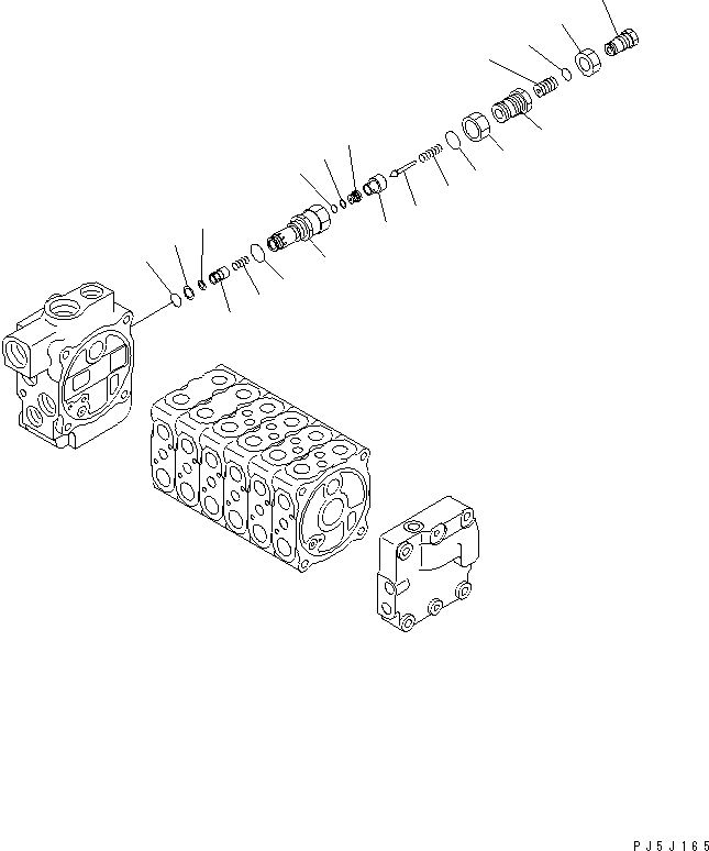 Клапан в сборе, предохранительный 723-20-64700 KOMATSU